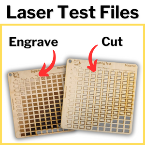 Laser Test Files Cut/Engrave (xTool Creative Space M1)